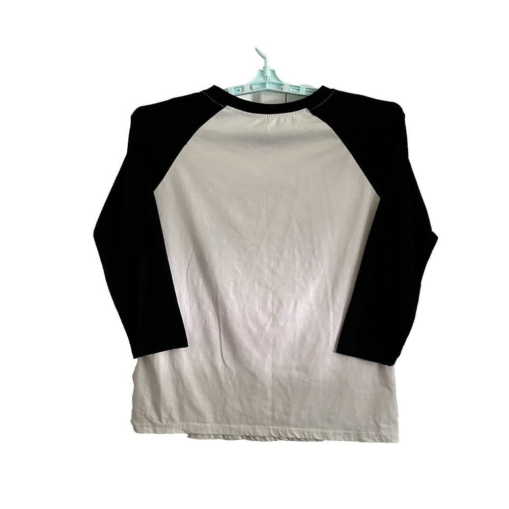 You Serious Clark? Christmas Shirt 3/4 Sleeve Raglan Graphic Tee Holiday Party L - Picture 2 of 8